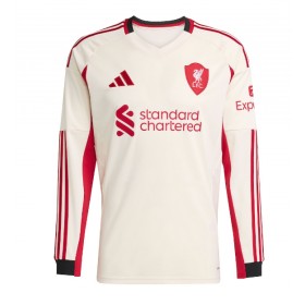 Herren Fußballbekleidung Liverpool Auswärtstrikot 2025-26 Langarm